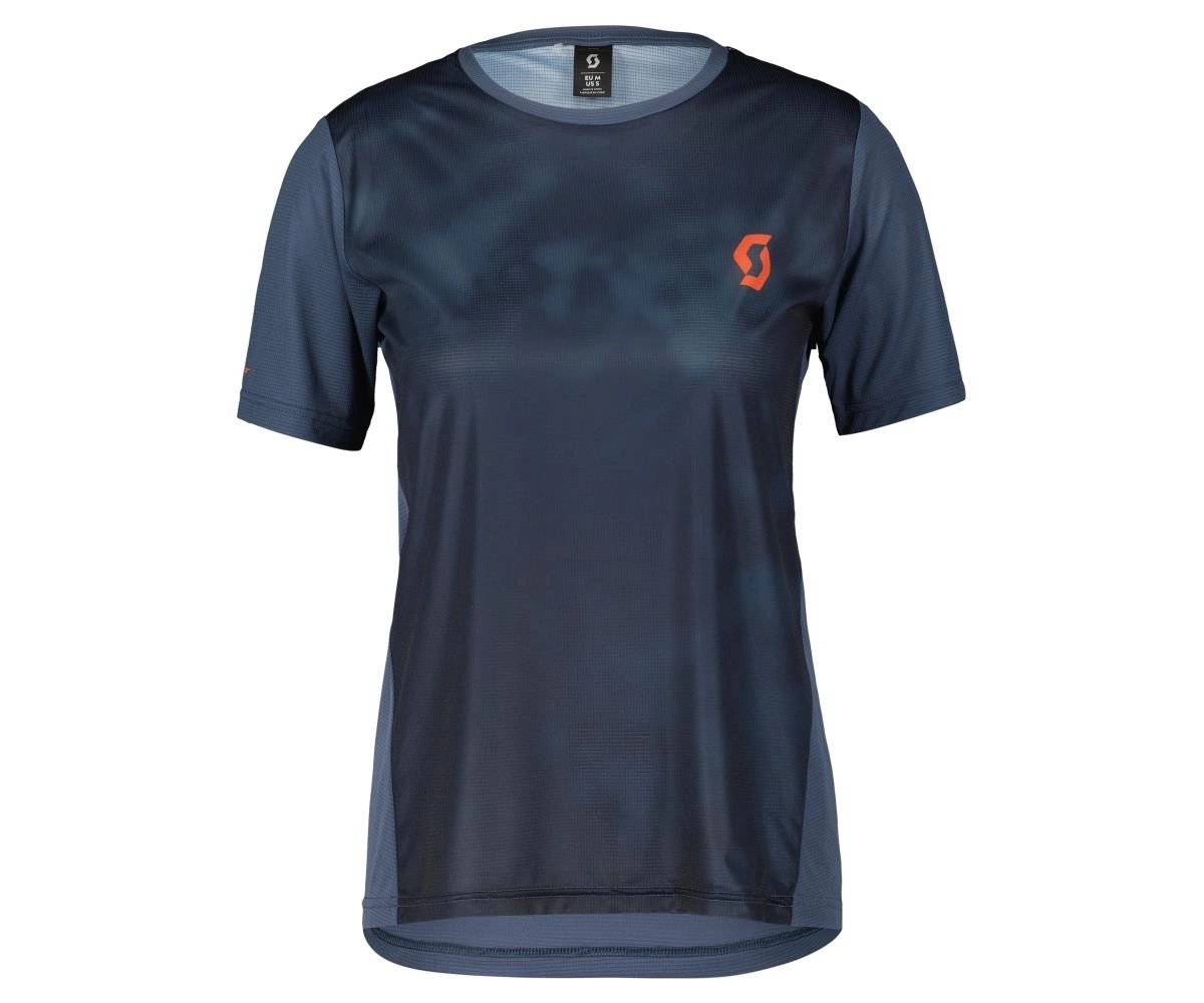 Cykeltröja Scott Dam Trail Flow SS Metal Blue/dark Blue 3 Cykeltröja Scott Dam Trail Flow SS Metal Blue/dark Blue