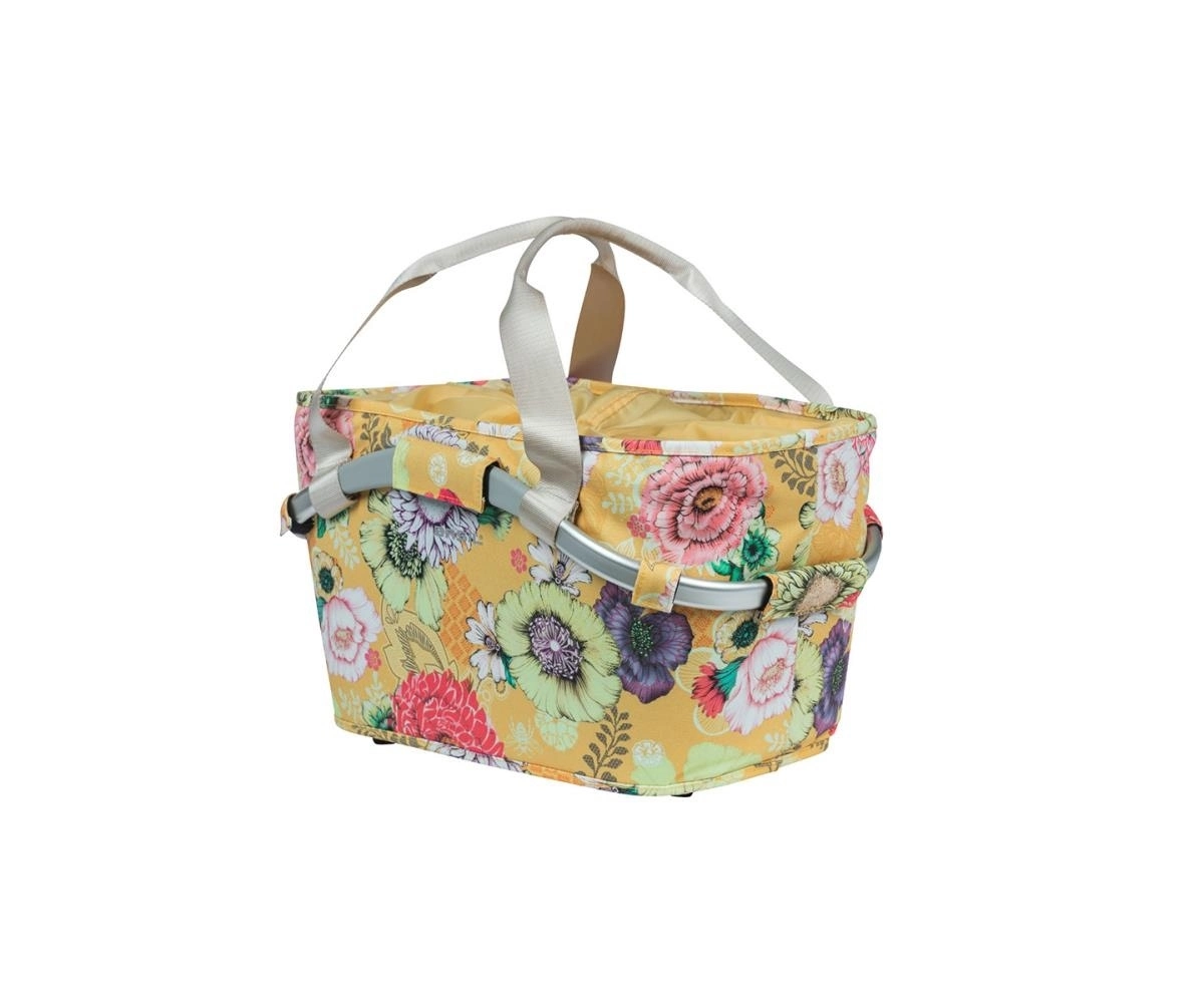 BASIL Cykelkorg Basket Bloom Field MIK Rear 22L Honey Yellow 3 BASIL Cykelkorg Basket Bloom Field MIK Rear 22L Honey Yellow
