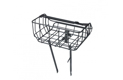 Cykelkorg Basil Basket Front Portland 25L Aluminum Vintage Matt Svart 4 Cykelkorg Basil Basket Front Portland 25L Aluminum Vintage Matt Svart - Bild 2