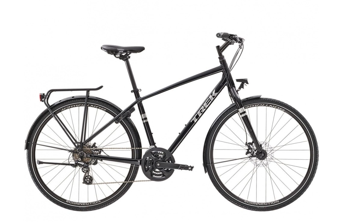 Hybridcykel Trek Verve 1 Equipped Svart 3 Hybridcykel Trek Verve 1 Equipped Svart