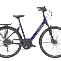 Hybridcykel Trek Verve 3 Equipped Lowstep Lila