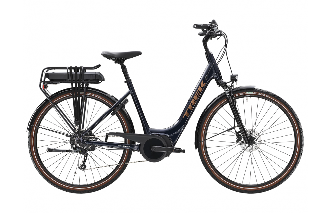 Elcykel Trek Verve+ 2 Lowstep Exl Batteri Mörkblå 3 Elcykel Trek Verve+ 2 Lowstep Exl Batteri Mörkblå