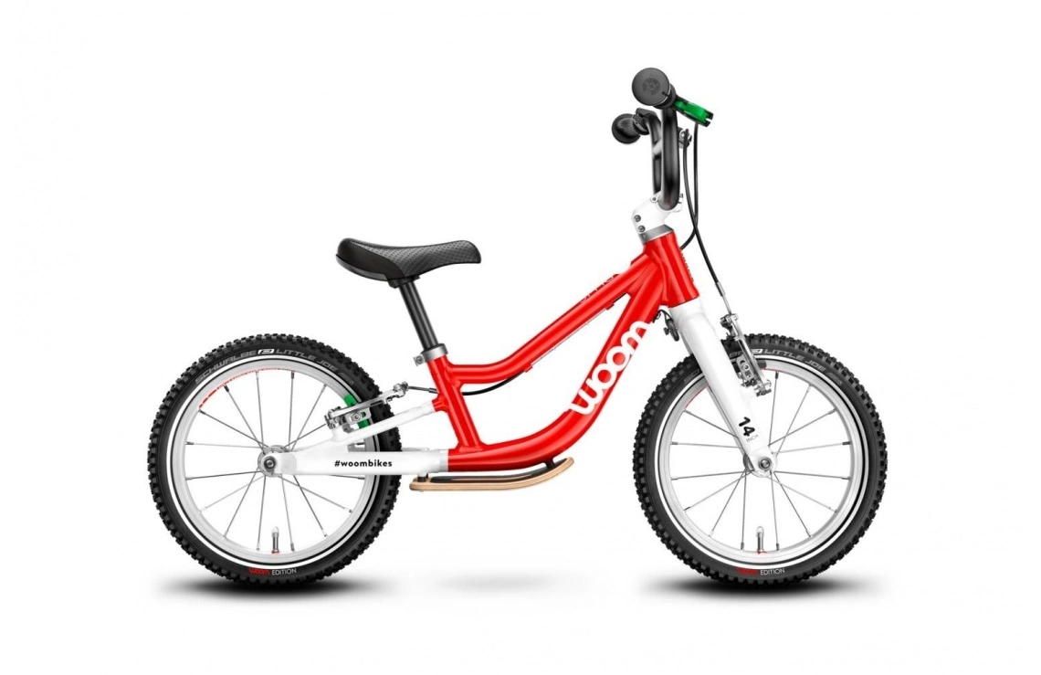 Balanscykel Woom Original 1+ Röd 14" 3 Balanscykel Woom Original 1+ Röd 14"